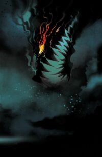 Wolf made of smoke